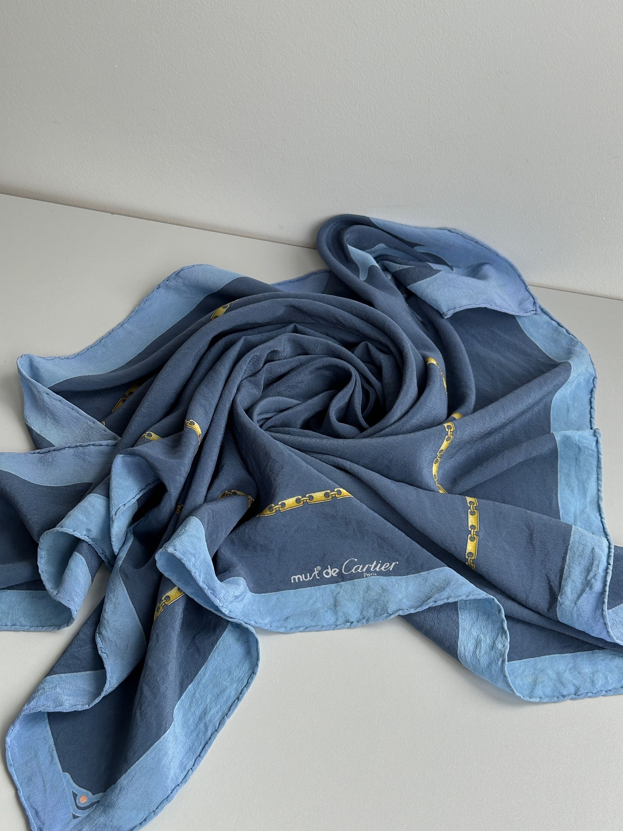 Cartier Vintage Cartier Silk Scarf Size ONE SIZE - 1 Thumbnail