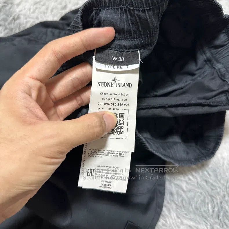 Stone Island Stone Island Phantom Series Work Pants, Long Trousers, Bla Size US 30 / EU 46 - 5 Thumbnail