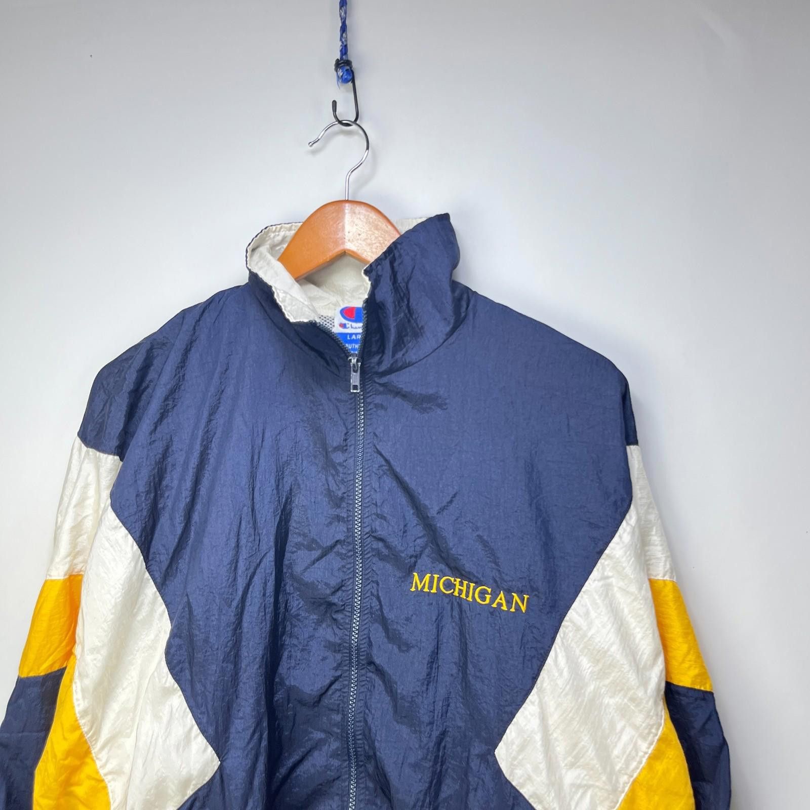 Champion Vintage 90s Champion Michigan Wolverines Jacket Large Size ONE SIZE - 2 Thumbnail