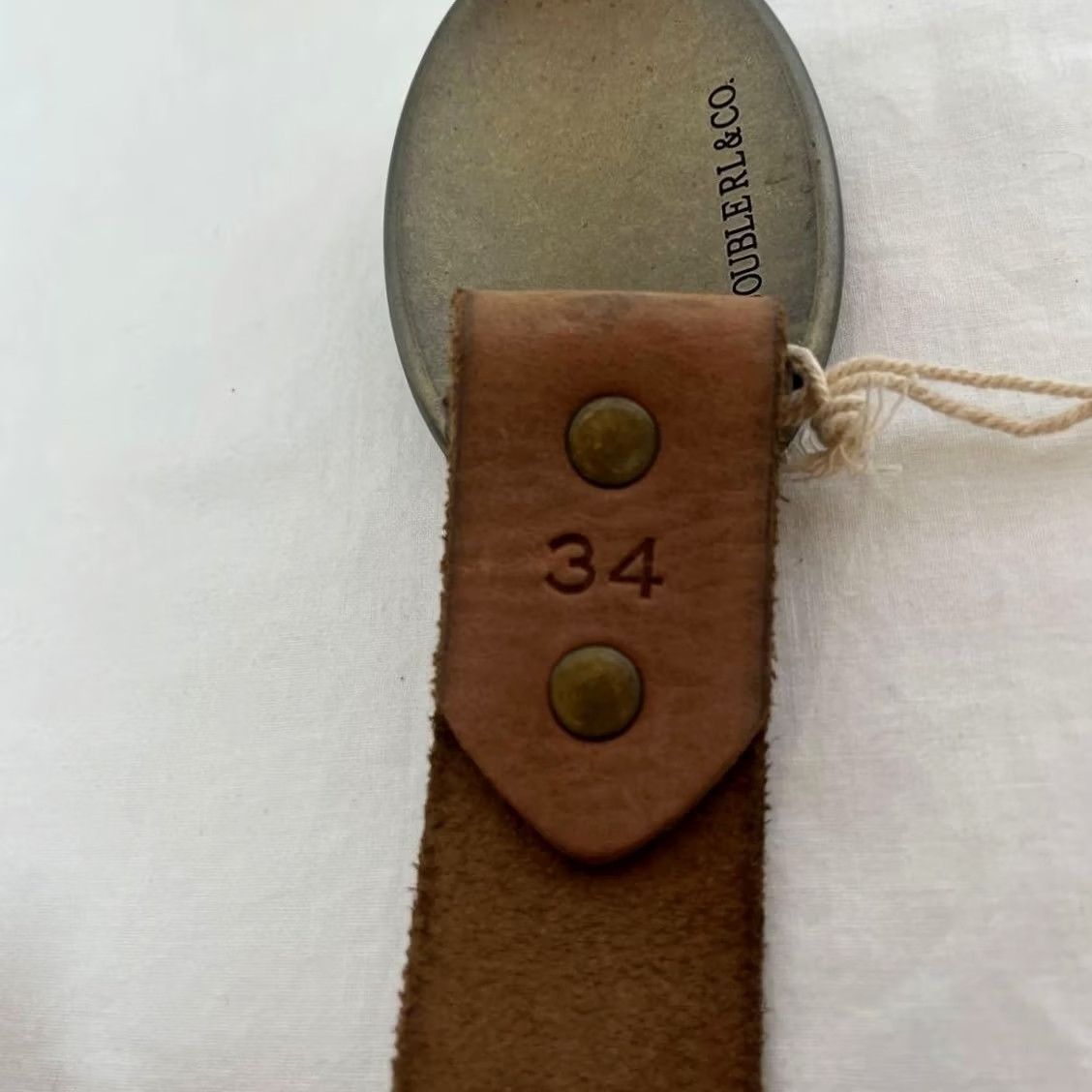Ralph Lauren RRL Ralph Lauren Belt T.T.RALLY Buckle Leather Brown 34 Men Leather Belt 110.5cm Size 34 Brown good condition Size 34 - 7 Thumbnail