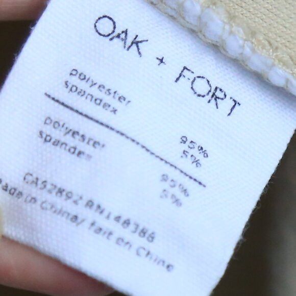 Oak + Fort Oak + Fort Velour/Velvet Oversized Camel Beige Crew Sweater Size S / US 4 / IT 40 - 4 Thumbnail