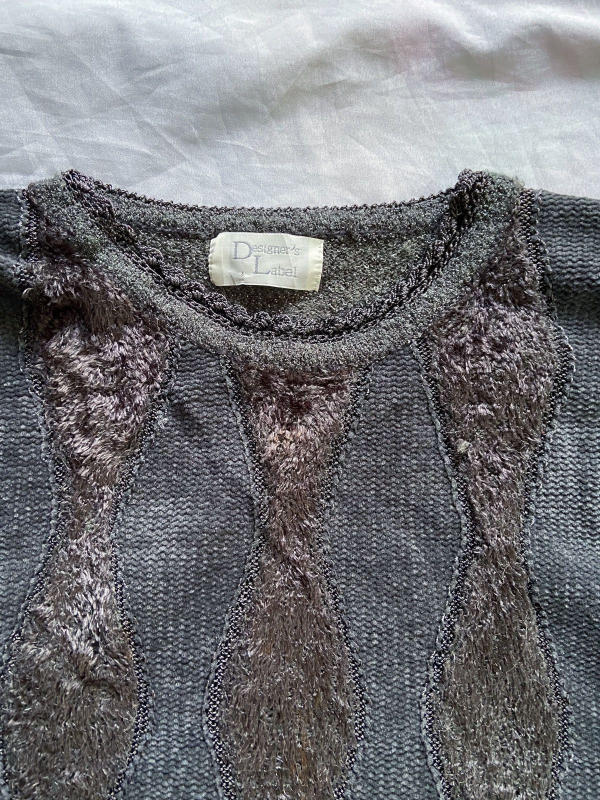 Japanese Brand ICHIOKU JAPAN DESIGNER'S LABEL PATTERN KNIT Size US L / EU 52-54 / 3 - 7 Thumbnail