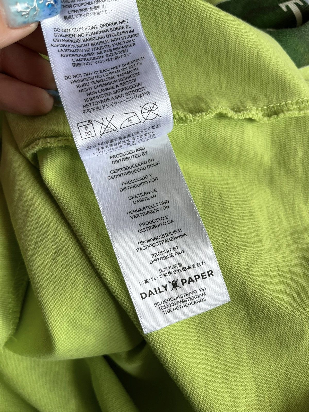 Daily Paper Green mens T-shirt, funny print, psychology, Daily Paper Size US M / EU 48-50 / 2 - 10 Thumbnail