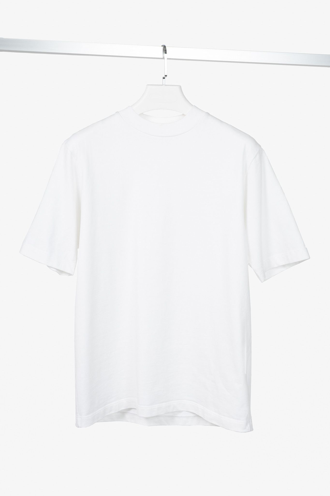 Tibi Tibi Fundamentals Perfect Unisex White T-Shirt Size S / US 4 / IT 40 - 1 Thumbnail
