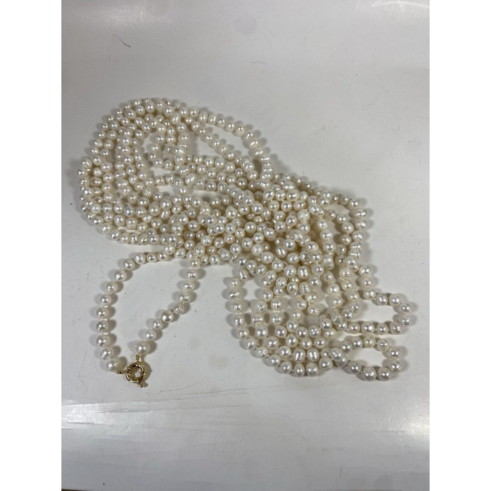 Other 14ft freshwater pearls, near-round/baroque, light blemish Size ONE SIZE - 5 Thumbnail