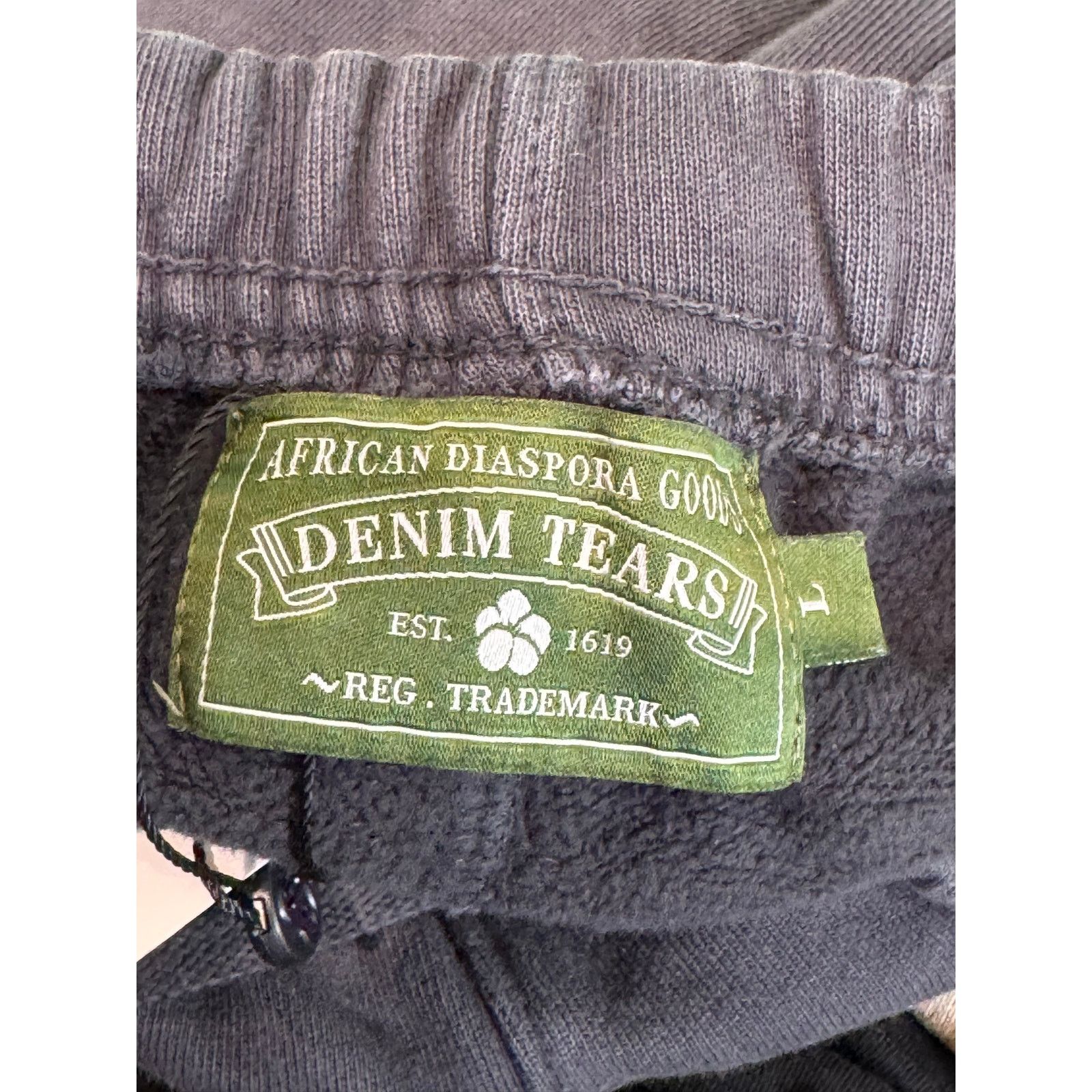 DENIM TEARS Denim Tears Grey & Yellow Sweats Size US 34 / EU 50 - 4 Thumbnail