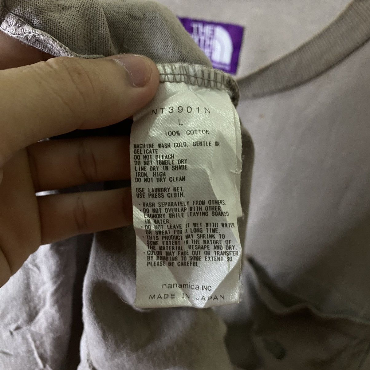 Nanamica × The North Face Purple Label TNF Purple Label x Nanamica Single Pocket LS Tee Size US XL / EU 56 / 4 - 4 Thumbnail