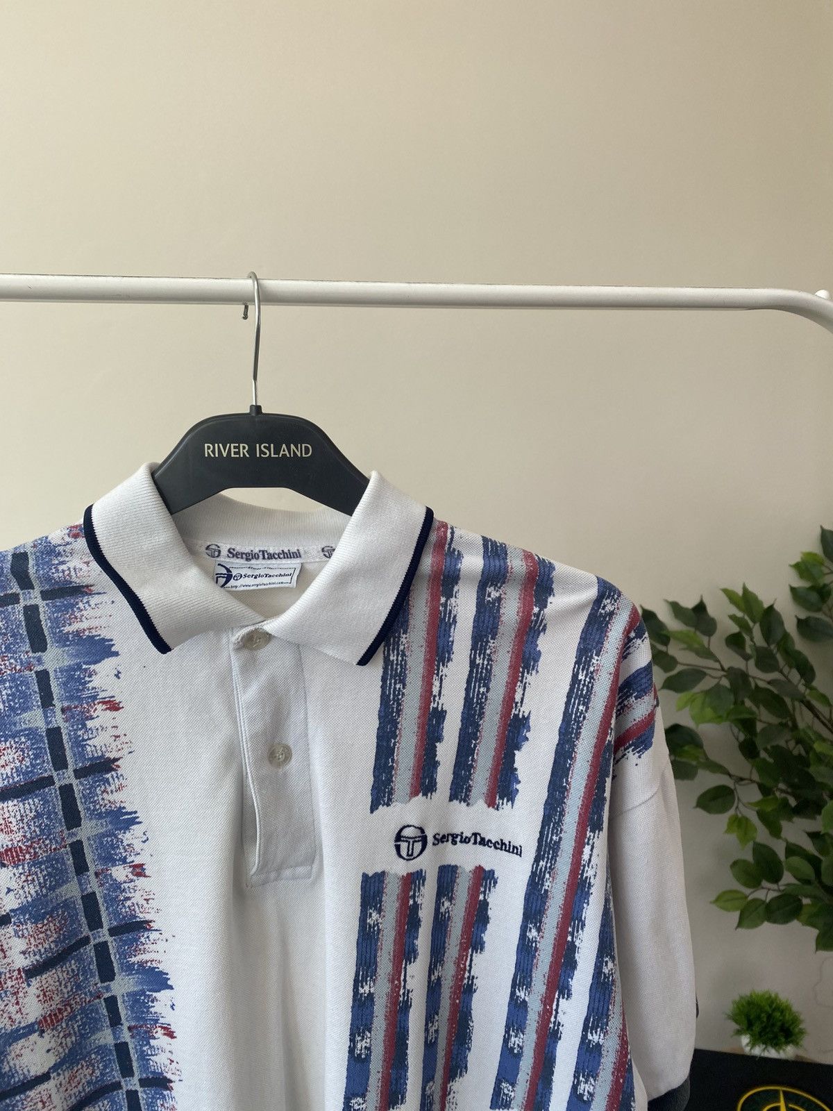 Sergio Tacchini Vintage Urban Renewal One-Of-A-Kind Sergio Tacchini Polo Top Size US L / EU 52-54 / 3 - 6 Thumbnail
