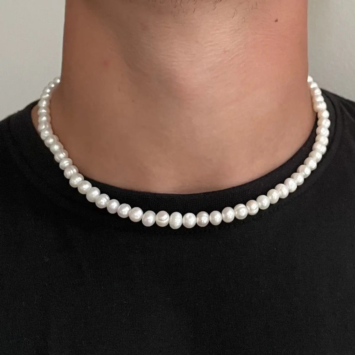 Jewelry Natural freshwater Pearl necklace choker Size ONE SIZE - 1 Thumbnail