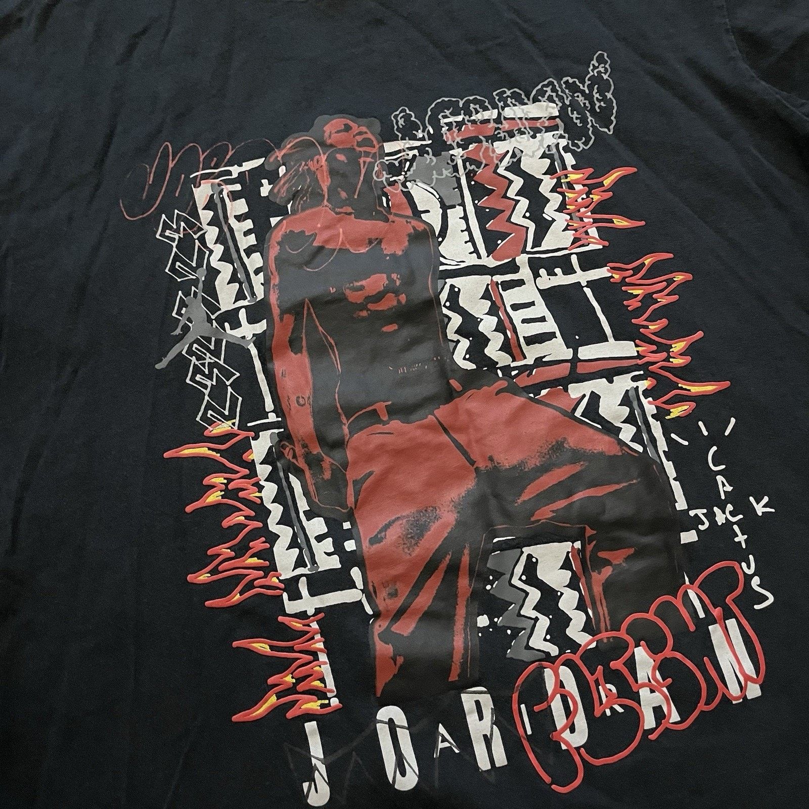 Nike Air Jordan Travis Scott Cactus Jack Flight Tee Shirt