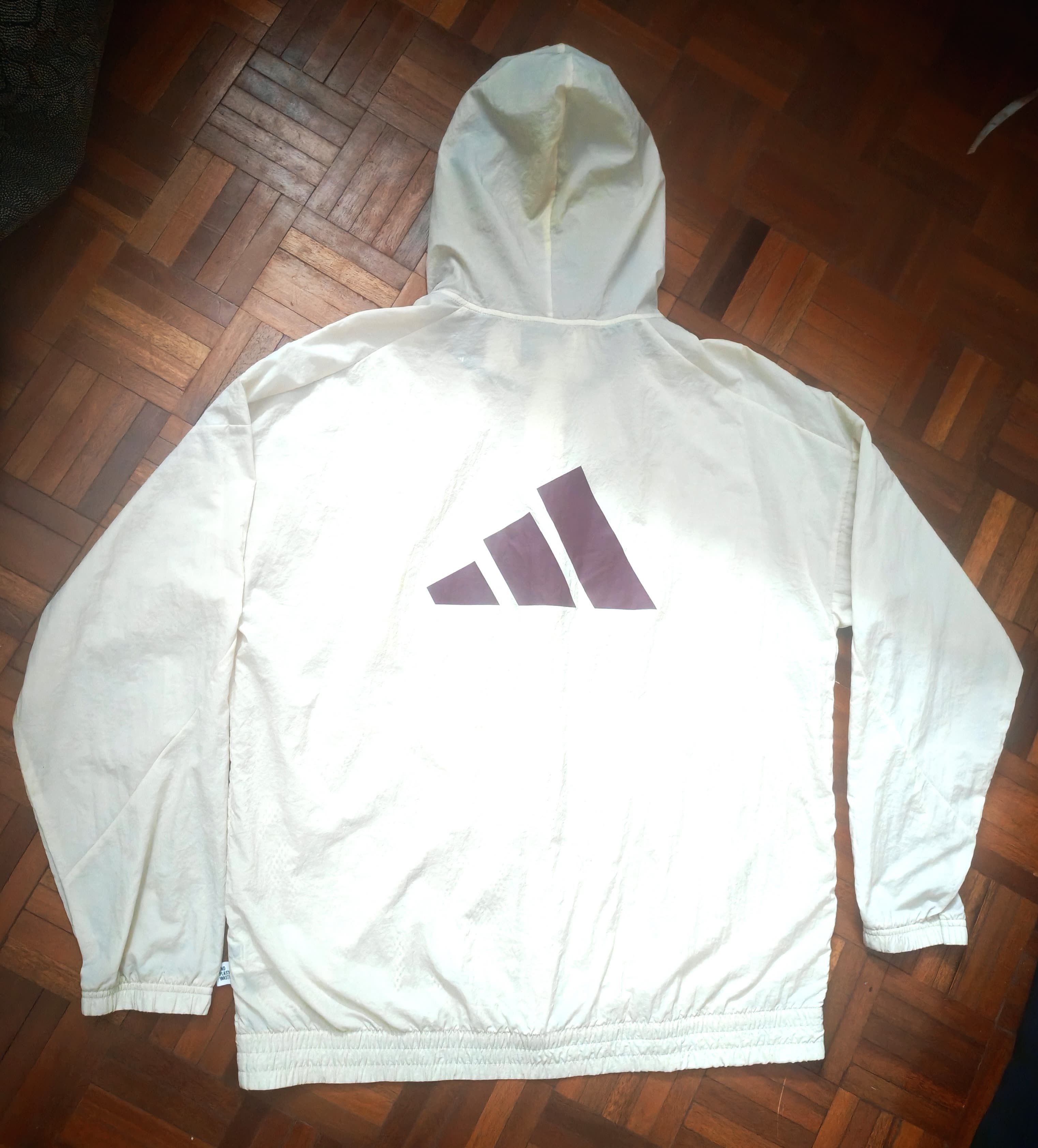 Adidas Adidas Oversized Big Logo Windbreaker Size US XXL / EU 58 / 5 - 4 Thumbnail