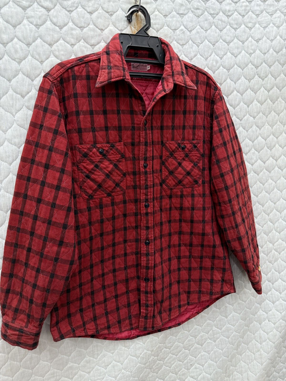 Sugar Cane 🔥🔥🔥VINTAGE SUGAR CANE QUILTED TARTAN JACKET SHIRTS Size US M / EU 48-50 / 2 - 3 Thumbnail