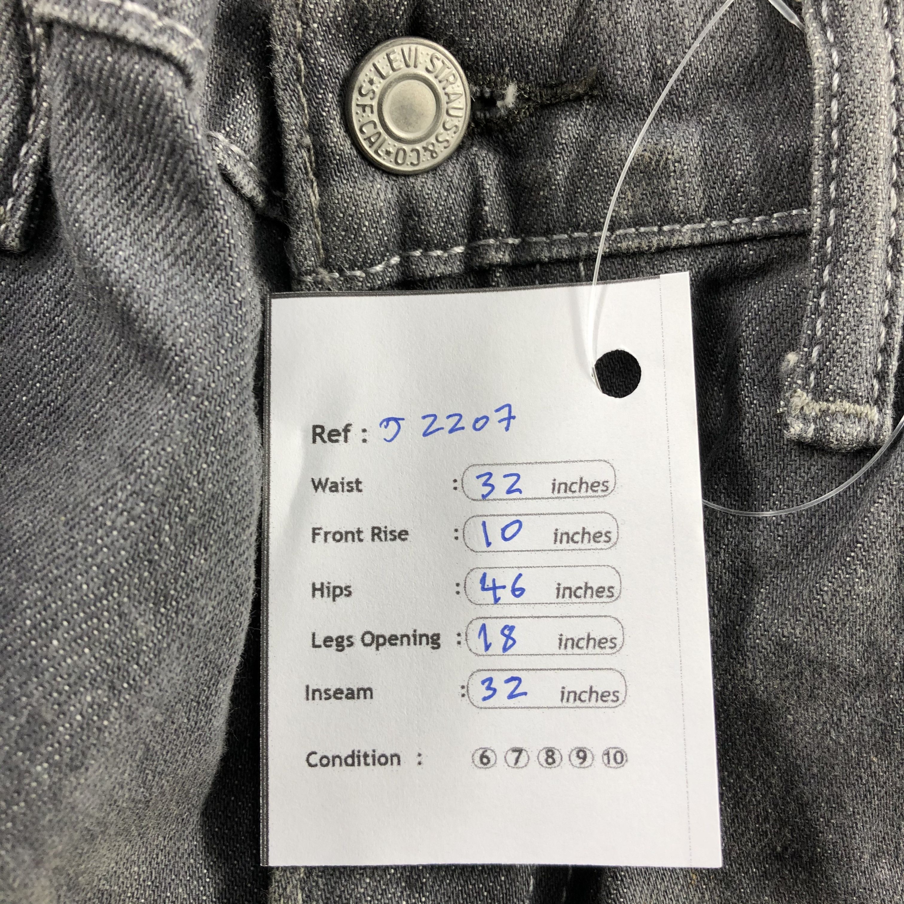 Levi's Vintage Levis 514 Earth Tone Jeans-J2207 Size US 32 / EU 48 - 13 Thumbnail