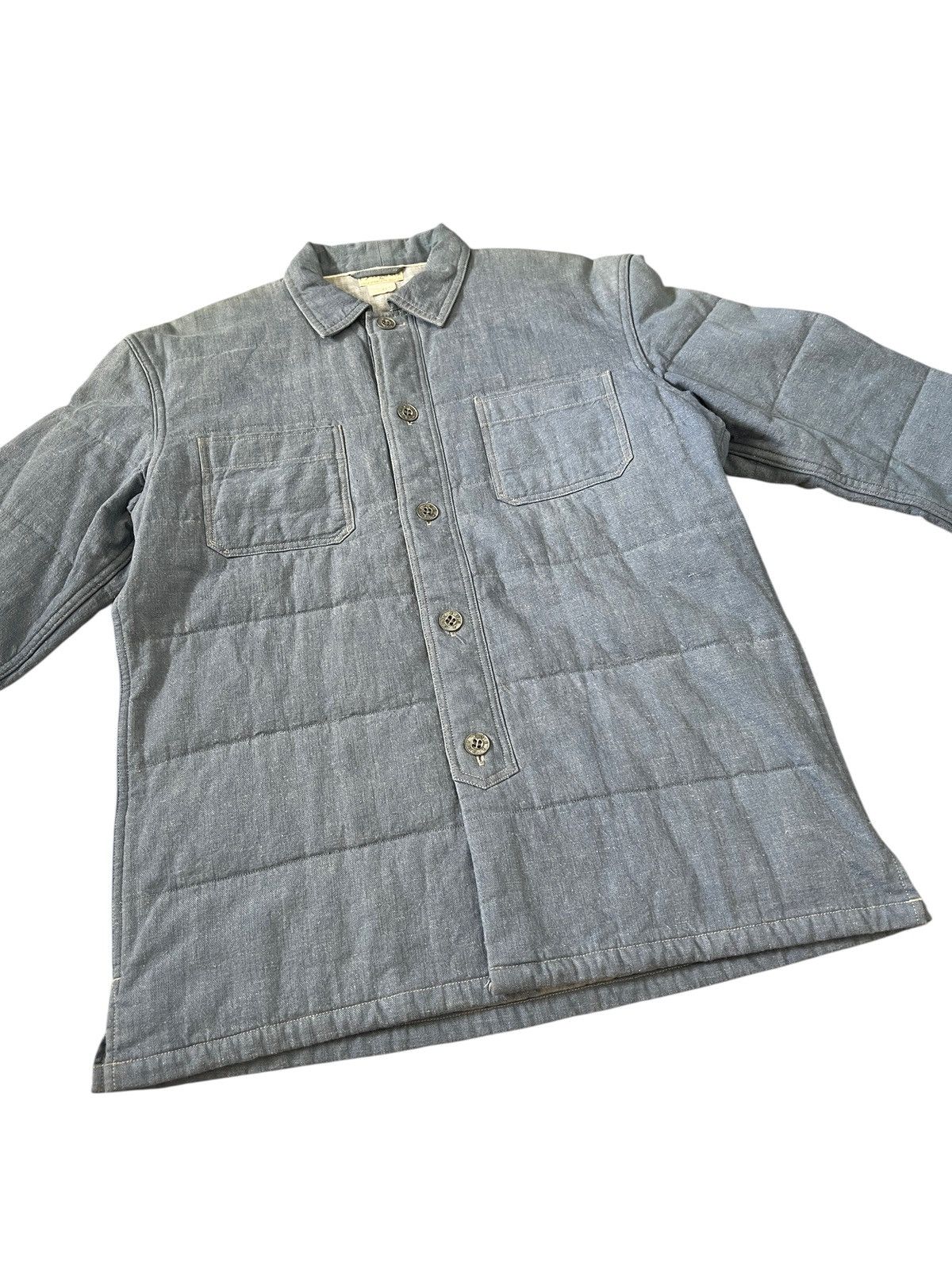 Japanese Brand × Old Joe AW14 Old Joe & Co. Quilting Shirt Jacket Size US S / EU 44-46 / 1 - 4 Thumbnail