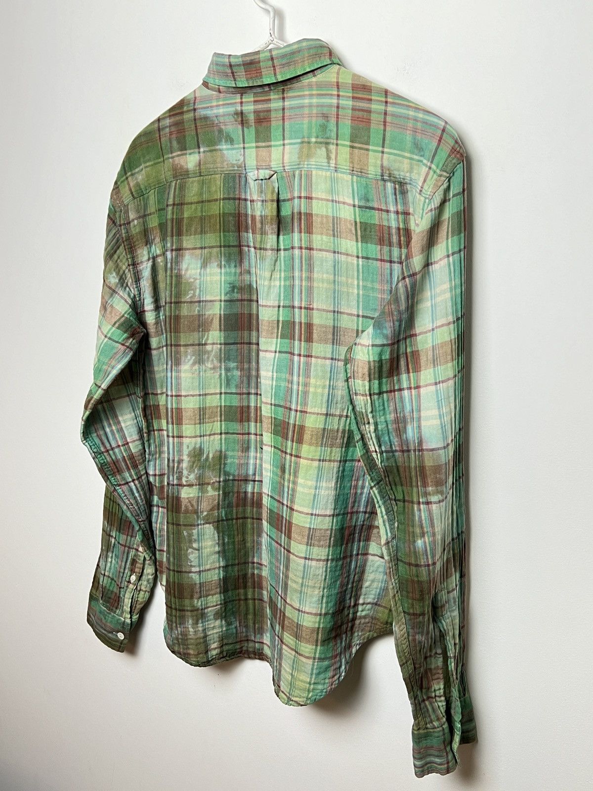 Acne Studios acne vintage travis plaid flannel shirt bleached tie dye y2k Size US M / EU 48-50 / 2 - 9 Thumbnail