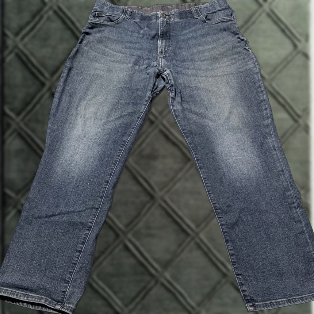 Lee Lee Jeans Blue Denim Stretch Straight Zip Fly - 40x30 Mens Regular Size US 40 / EU 56 - 1 Thumbnail