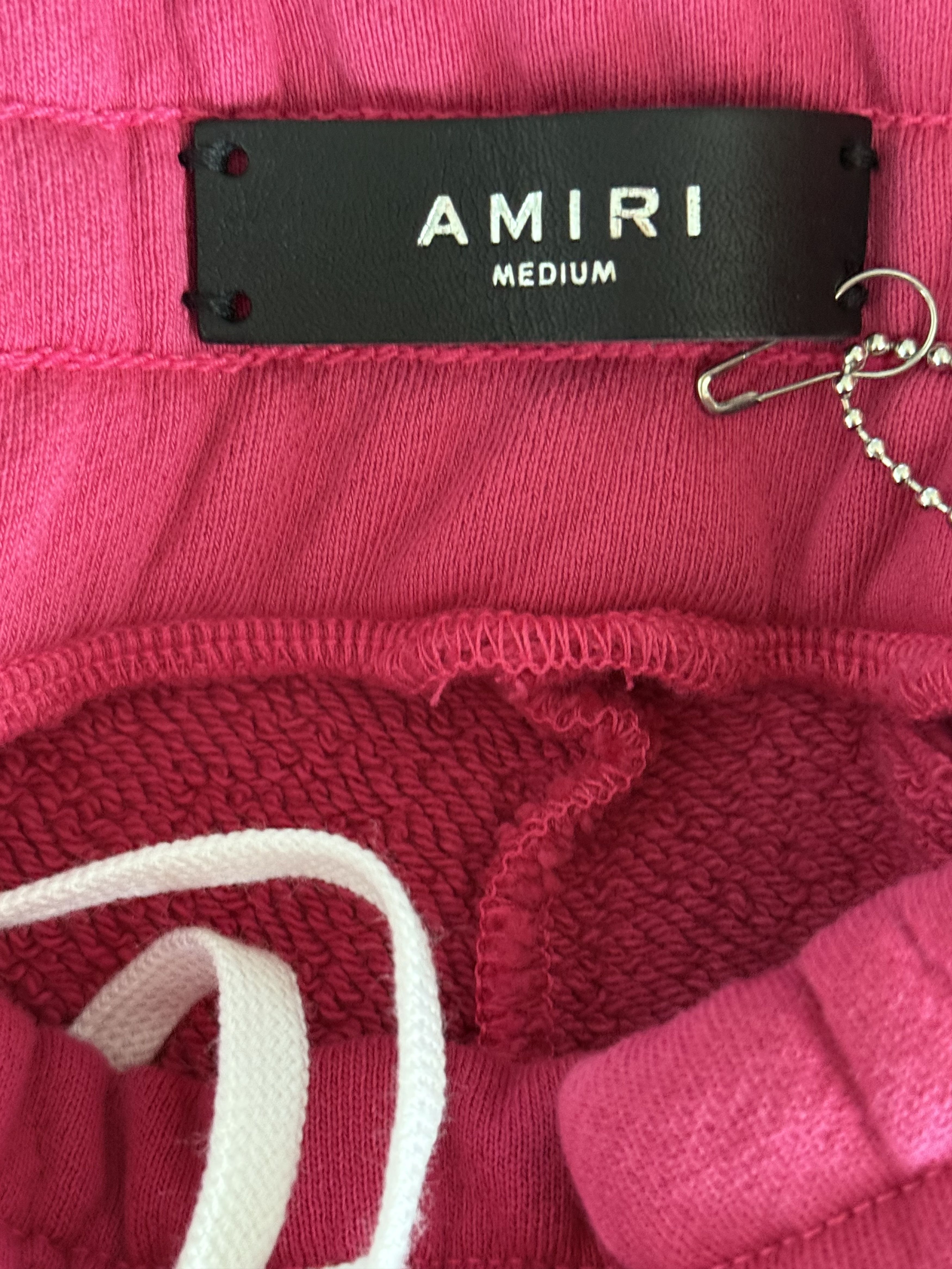 Amiri Amiri Pink & White Core Logo Sweatpants Size US 32 / EU 48 - 3 Thumbnail