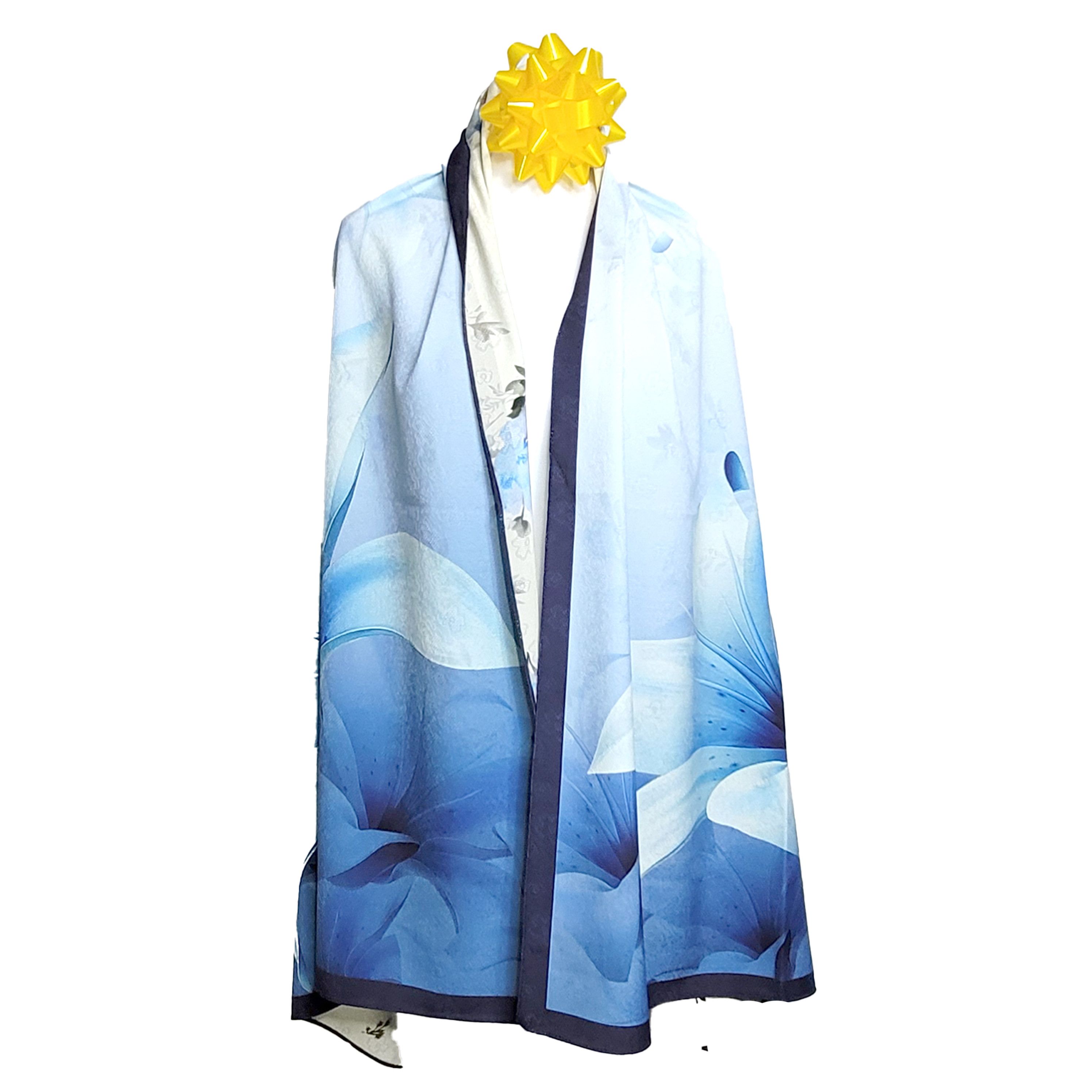 Other Double-Sided Silk Scarf 27"x70" Long Rectangle 3314 Size ONE SIZE - 4 Thumbnail