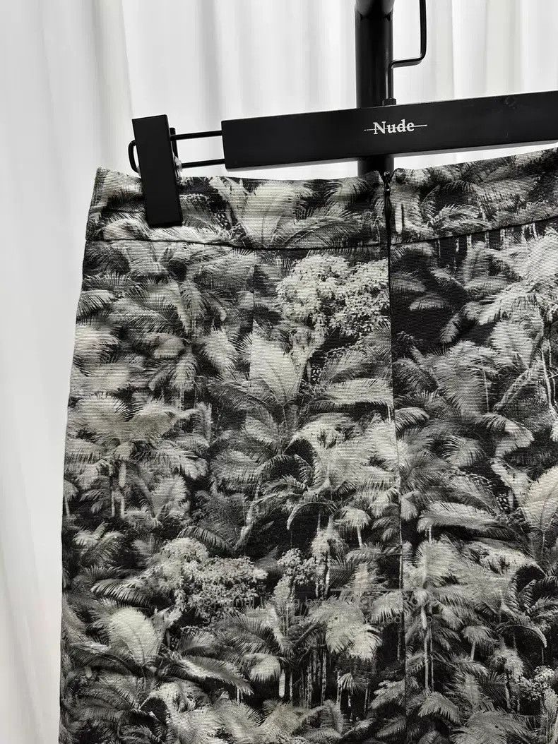 Dries Van Noten Dries Van Noten Floral Midi Skirt Size 33" - 2 Thumbnail