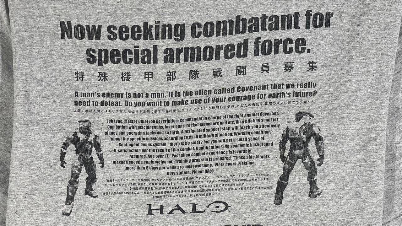 The Game Vintage rare halo 1 military science fiction Size US M / EU 48-50 / 2 - 10 Thumbnail