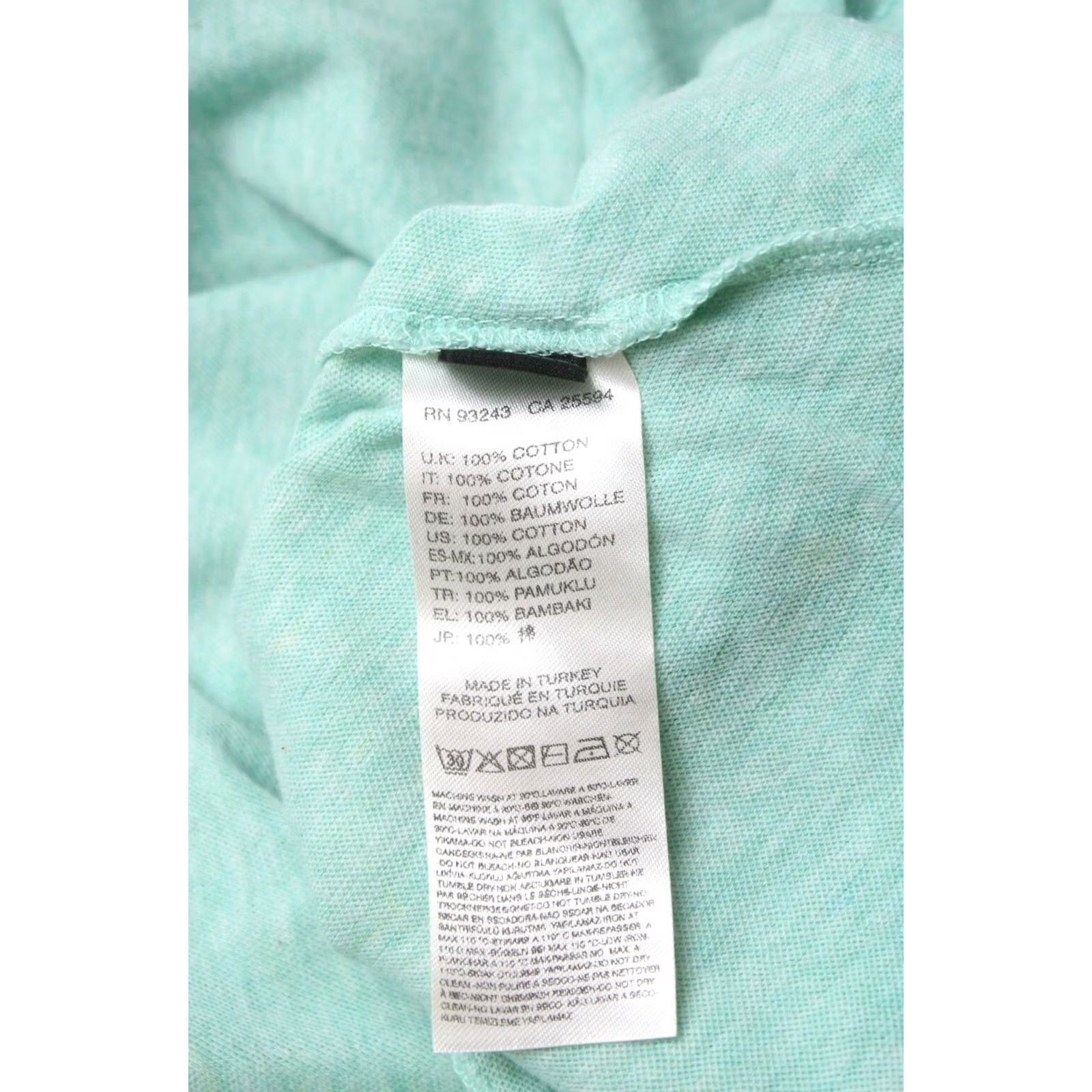 Diesel DIESEL T-Shirt Mens SMALL Oversized Stretchy Pullover Melange Pattern Shirt Regular Green Melange Pattern Logo Size US S / EU 44-46 / 1 - 8 Thumbnail