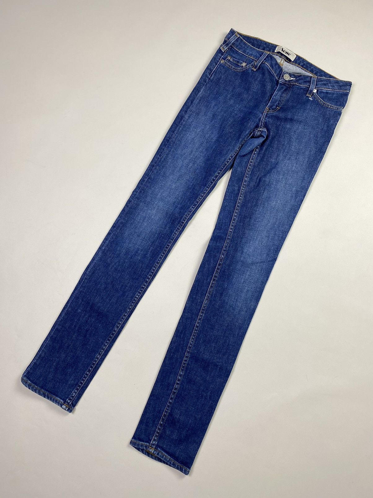 Acne Studios Acne Hex Marine ladies jeans size 26 / 32 Size 26" / US 2 / IT 38 - 6 Thumbnail
