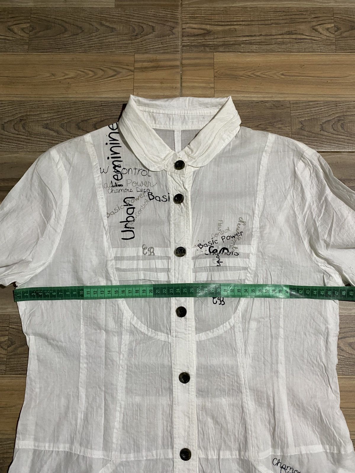 Japanese Brand CHAMOIS DEPO POEM BUTTON SHIRT Size ONE SIZE - 14 Thumbnail