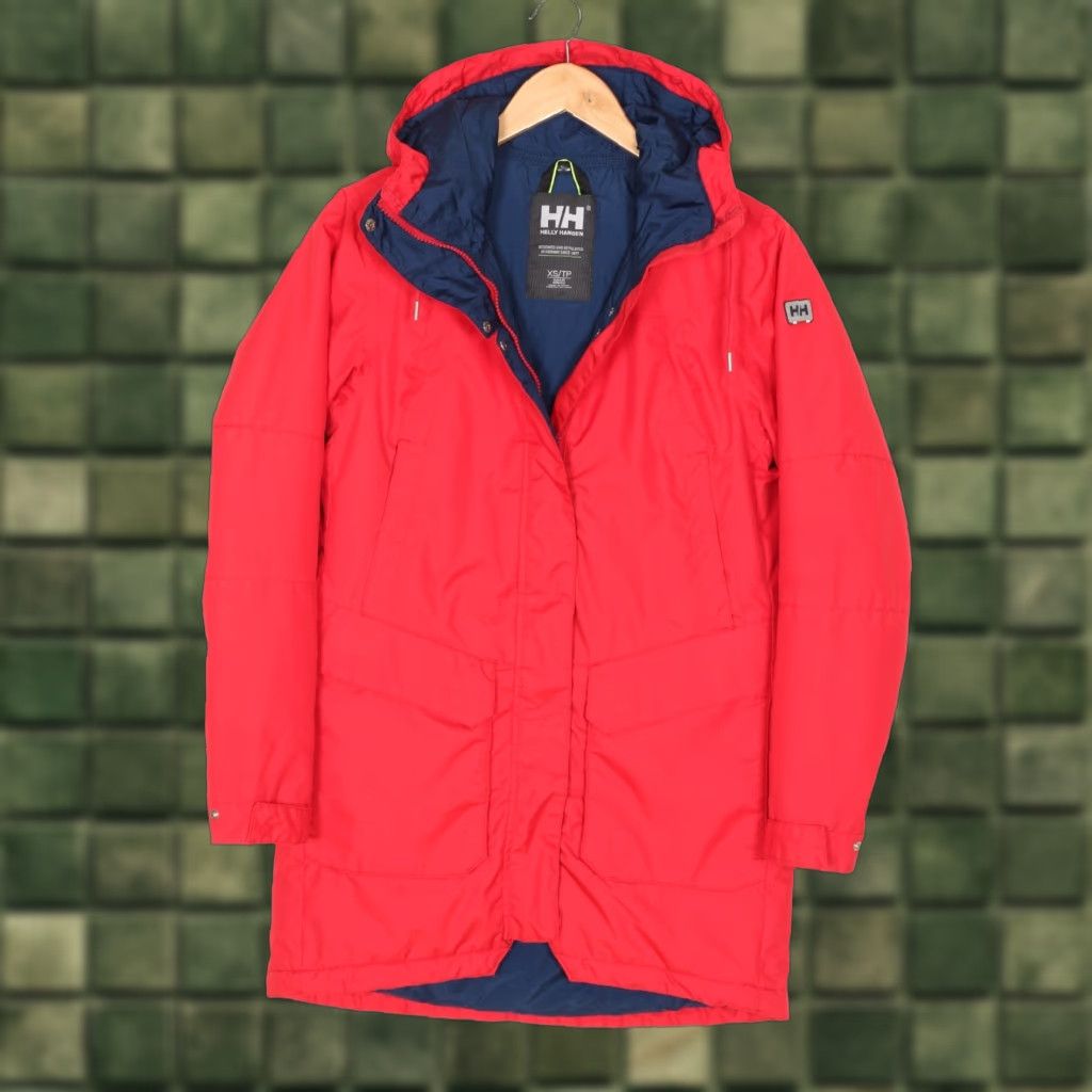 Helly Hansen VINTAGE Helly Hansen Freya Parka Jacket Women XS PRIMALOFT Hooded MJ3683 Size XS / US 0-2 / IT 36-38 - 1 Thumbnail