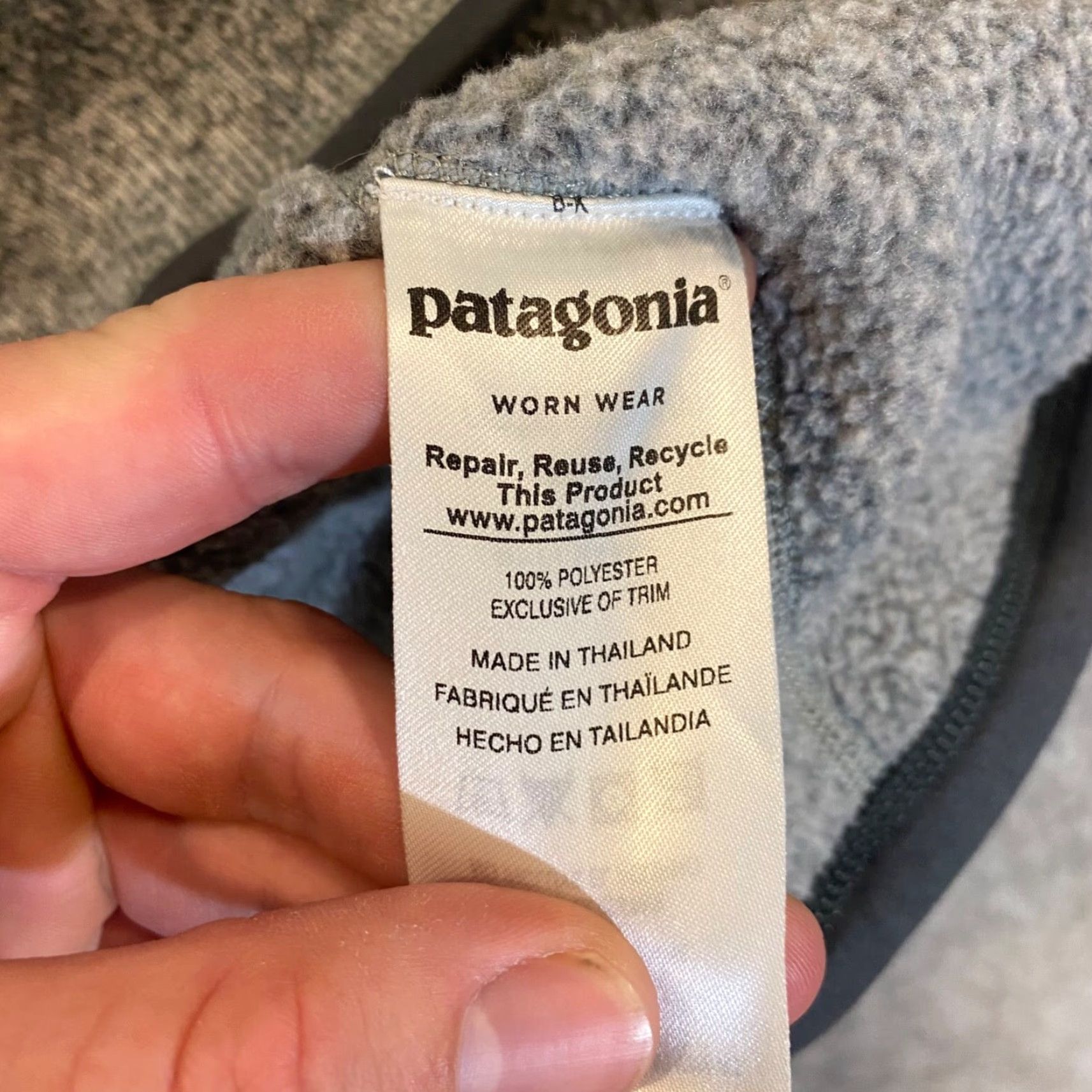 Patagonia Patagonia Better Sweater Mens M Heather Gray Quarter Zip Pullover Golf Hiking Walking All Seasons 1/4 Zip Logo Embroidered Gray Regular Mens Size US M / EU 48-50 / 2 - 6 Thumbnail