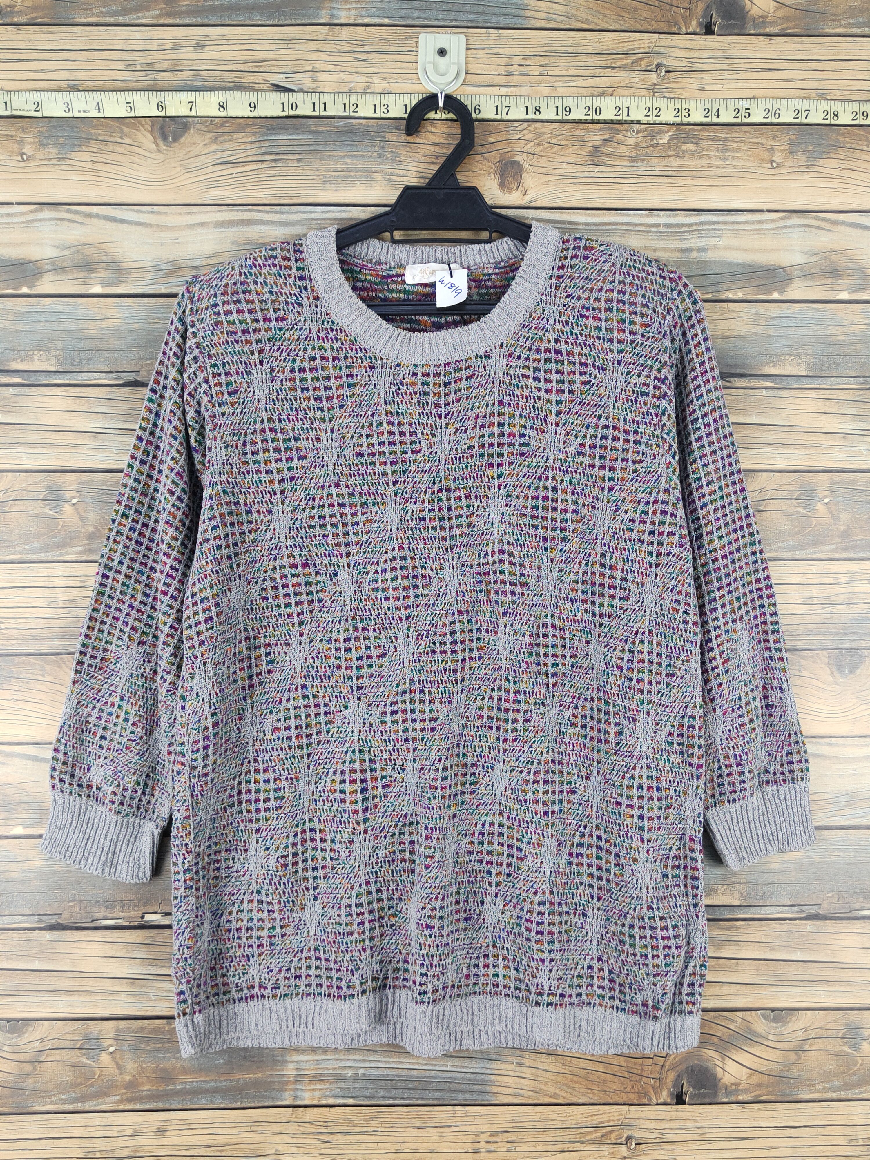 Vintage Arsamarans Gray Knitwear Sweatshirts #W1819 Size S / US 4 / IT 40 - 1 Thumbnail