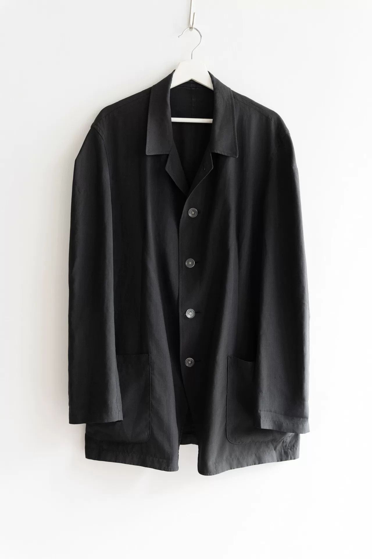 Yohji Yamamoto Yohji Yamamoto 94SS Transparent Black Jacket Size US M / EU 48-50 / 2 - 1 Thumbnail