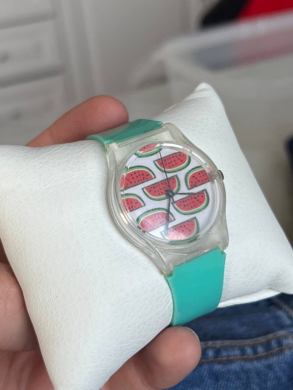 Japanese Brand × Vintage Vintage Watermelon 🍉 Summer Japanese style futuristic Watch Size ONE SIZE - 4 Thumbnail