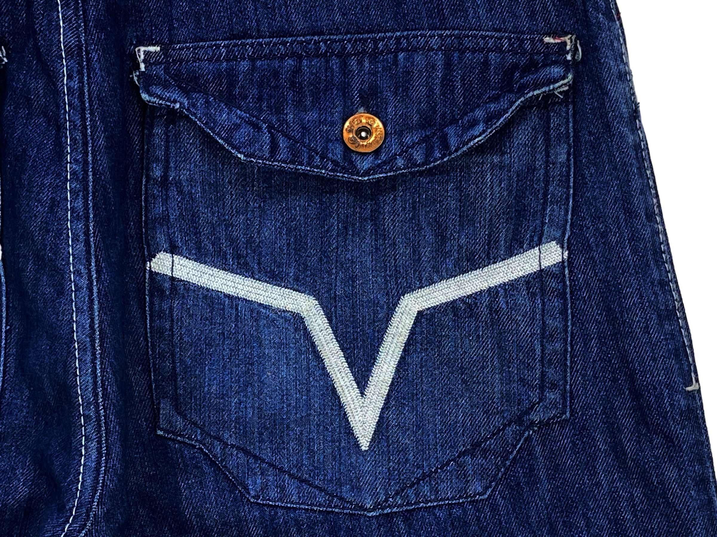Japanese Brand Knockouts Baggy Denim Jeans Size US 38 / EU 54 - 10 Thumbnail