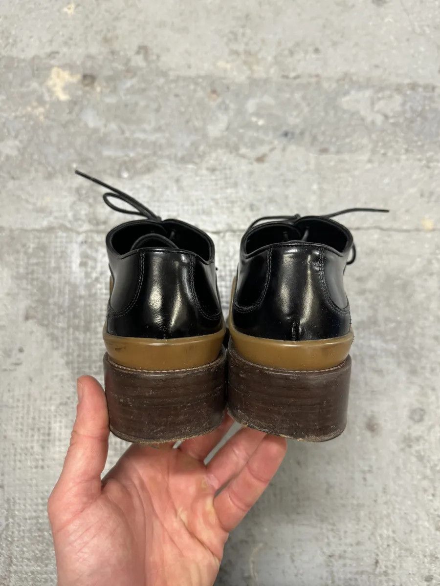 Prada FW2015 Prada Black Brixen Derbies Leather Shoes Size US 8.5 / IT 38.5 - 3 Thumbnail