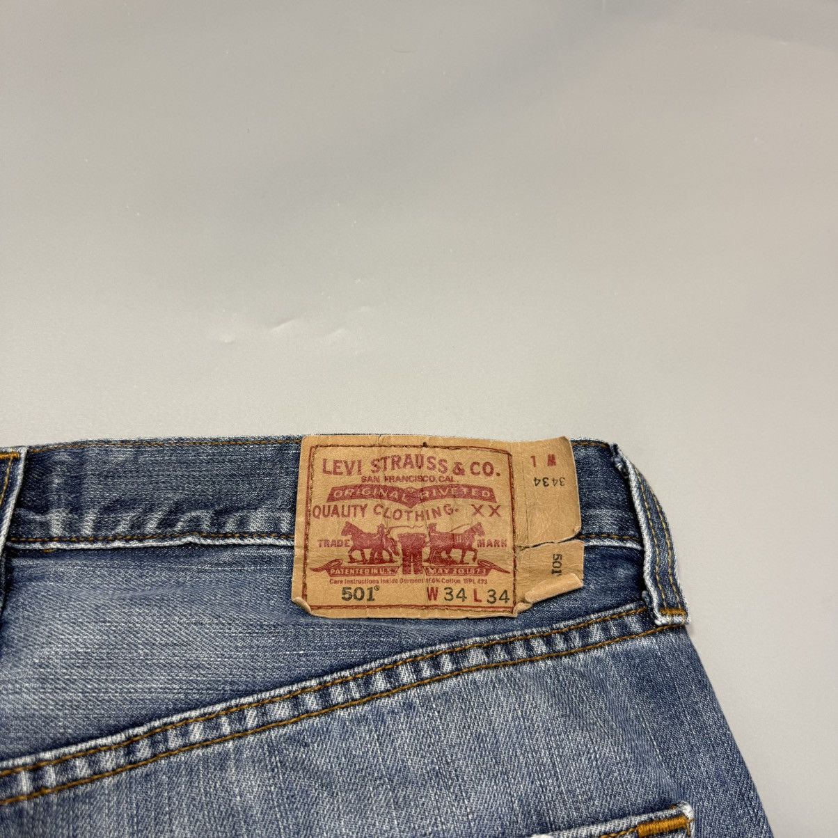 Levi's Vintage Clothing Vintage 501 Levi’s Bootcut Avant Garde Jeans Size US 34 / EU 50 - 4 Thumbnail
