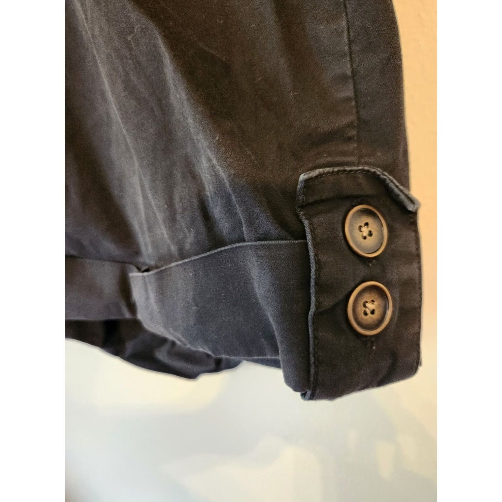 Vintage Venezia Black Bermuda Casual Shorts 24 Plus Size 42" / US 20 - 6 Thumbnail