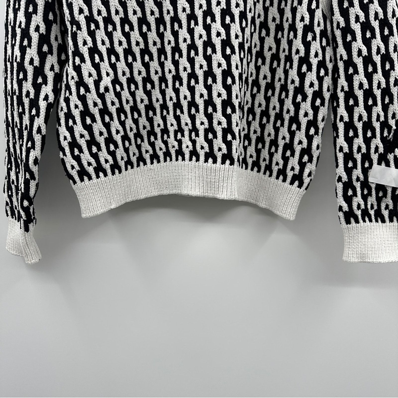 Derek Lam 10 Crosby RTR Derek Lam 10 Crosby Swayer Intarsia Long Sleeve Sweater Size M / US 6-8 / IT 42-44 - 5 Thumbnail