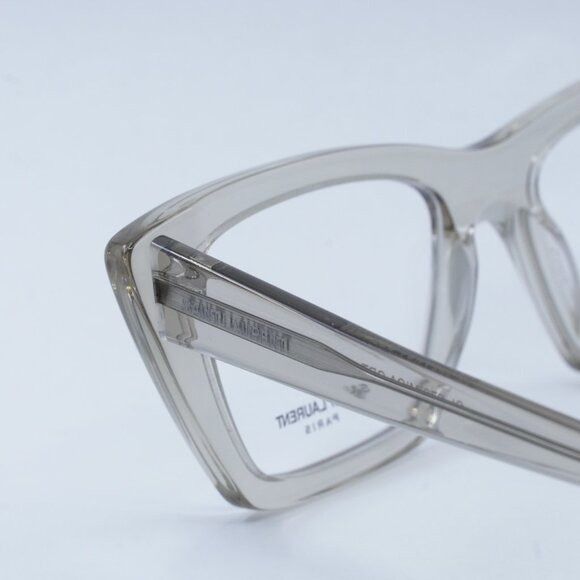 Saint Laurent Paris 🕶️ New Saint Laurent SL276 MICA OPT 005 Eyeglasses - Beige Size ONE SIZE - 8 Thumbnail