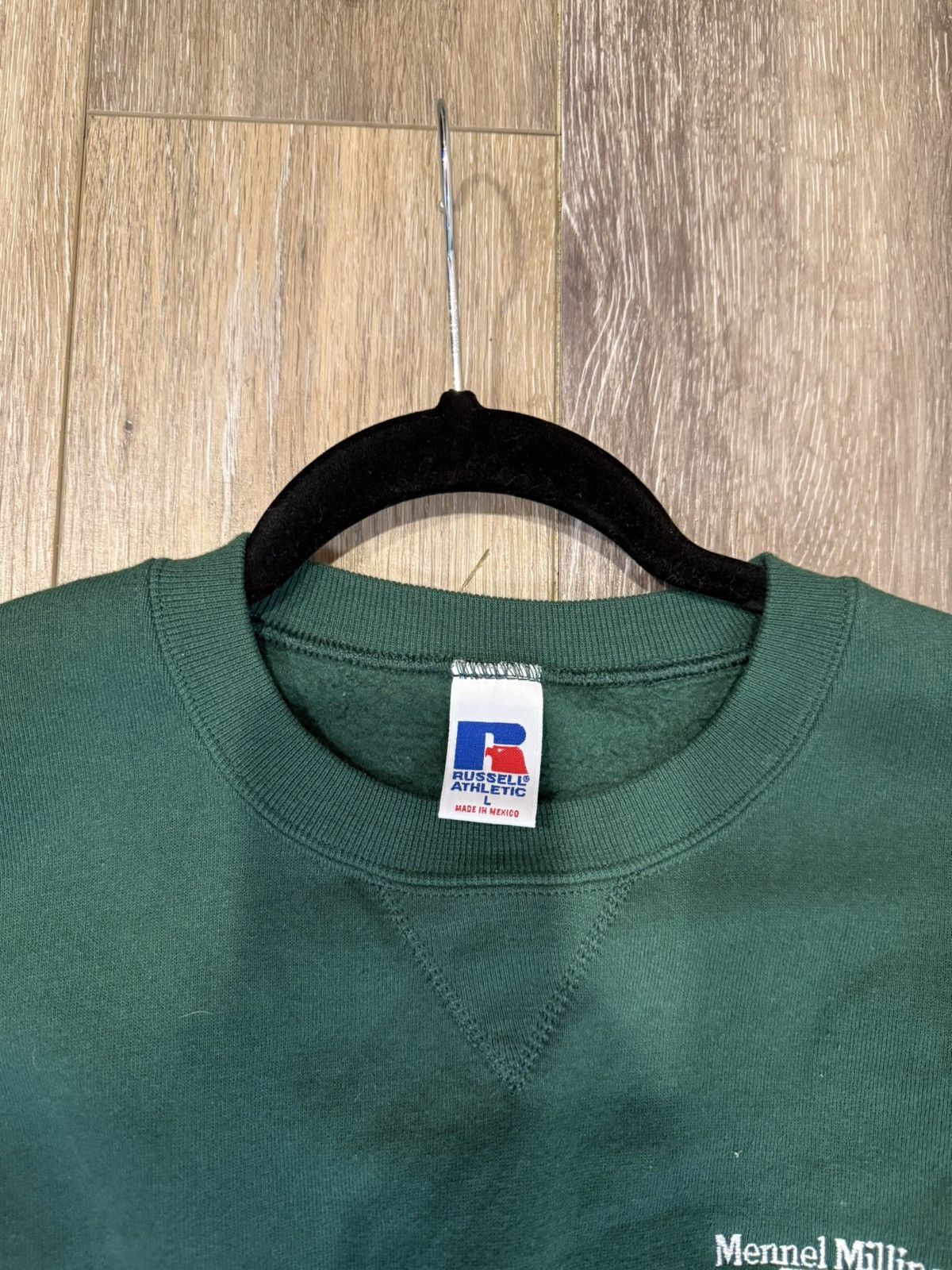 Vintage 🚨 GREEN RUSSEL VINTAGE CREW 🚨 Size US L / EU 52-54 / 3 - 3 Thumbnail