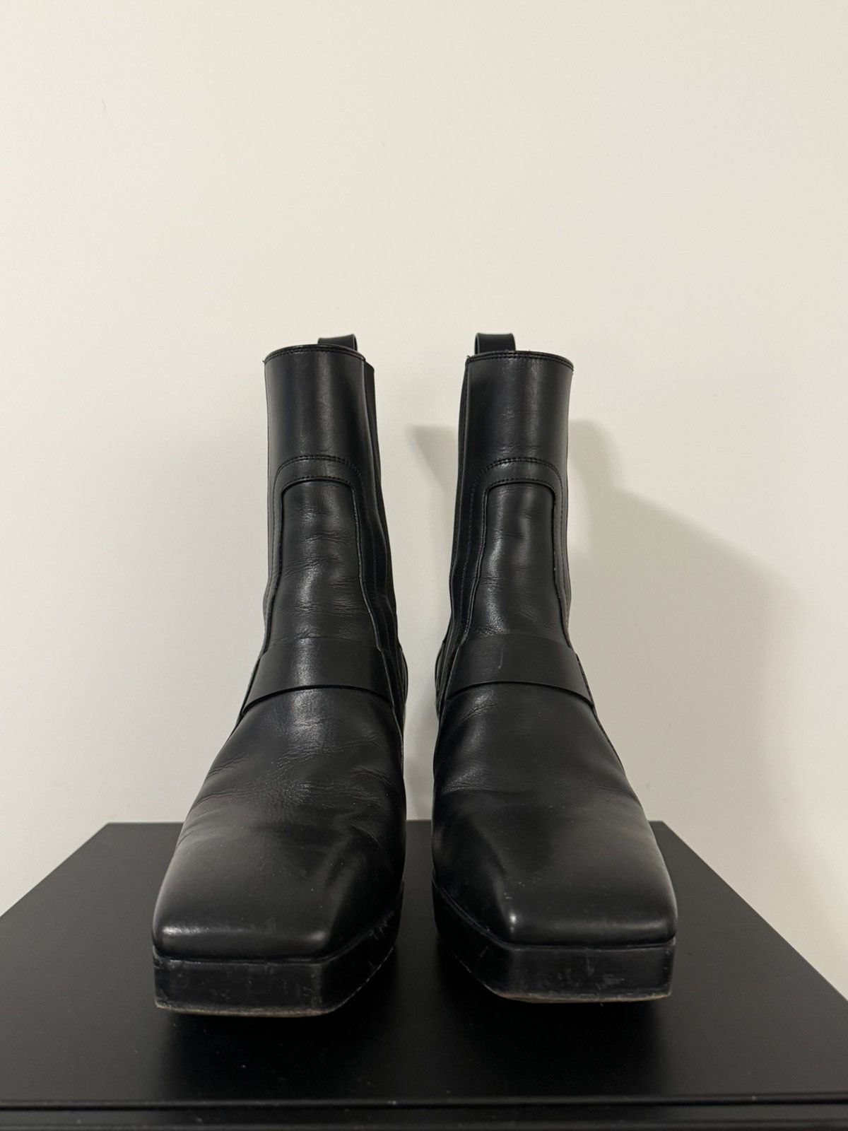 Rick Owens Rick Owens Heeled Sliver Chelsea Boots Clear Heel | Grailed