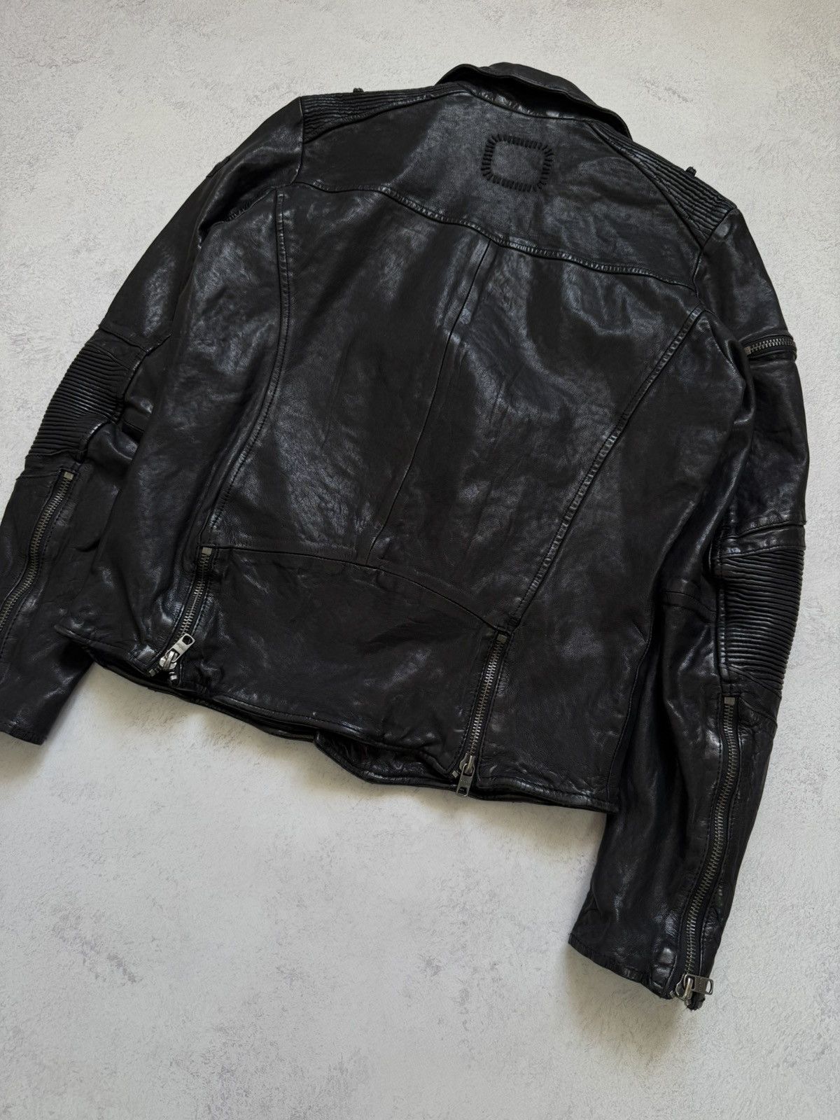 tigha Tigha "James" 10th Anniversary Leather Biker Jacket Moto Size US S / EU 44-46 / 1 - 9 Thumbnail