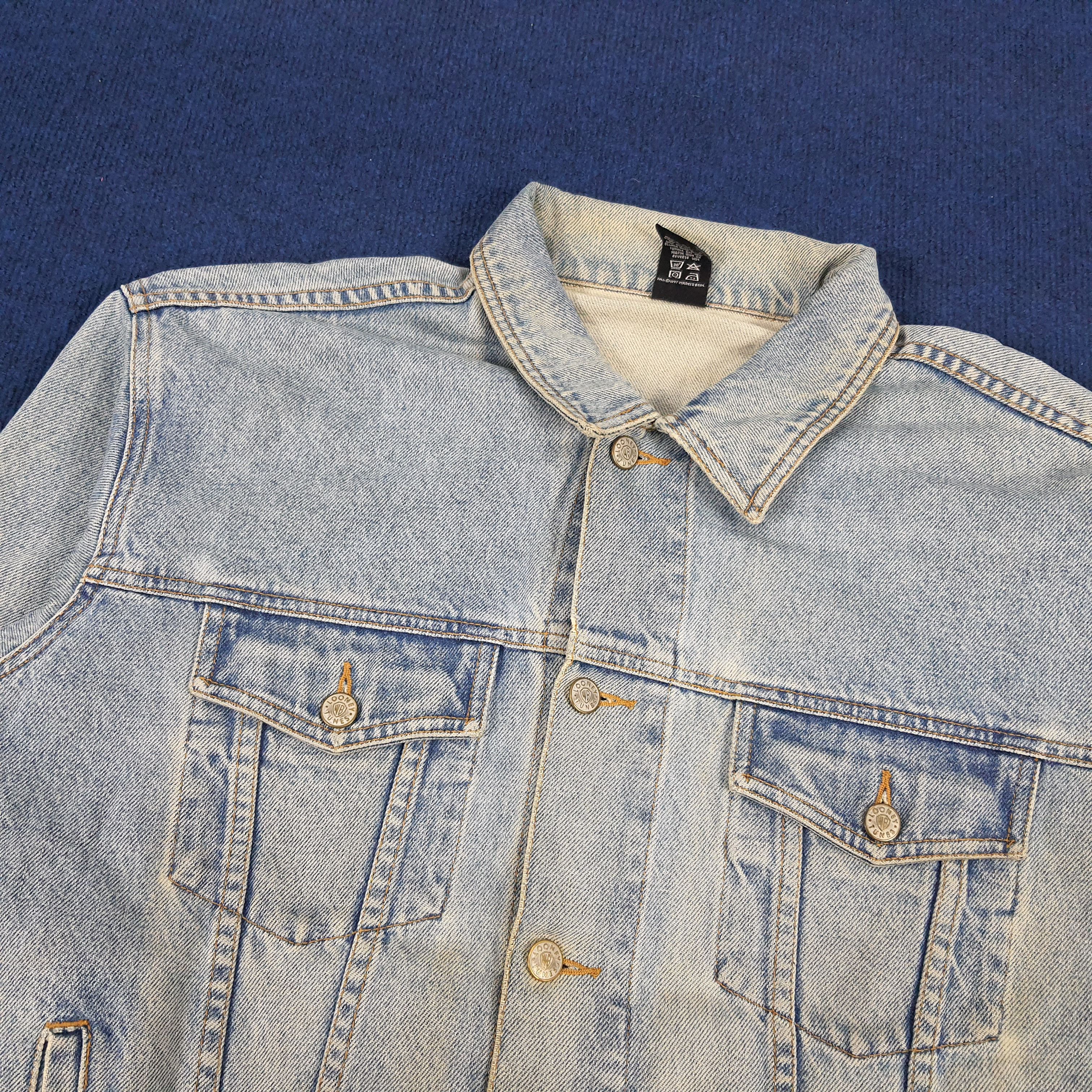 Cartoon Network × Vintage × Warner Bros Vintage Warner Bros. Studio Embroidery Jeans Jacket Size US L / EU 52-54 / 3 - 4 Thumbnail
