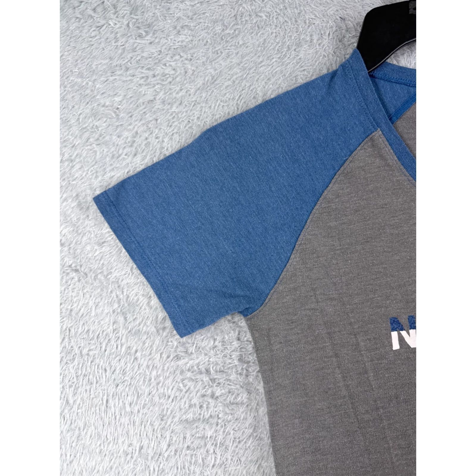 The North Face The North Face Shirt Women Small Gray Blue Short Sleeve Raglan Baseball Style Size S / US 4 / IT 40 - 3 Thumbnail