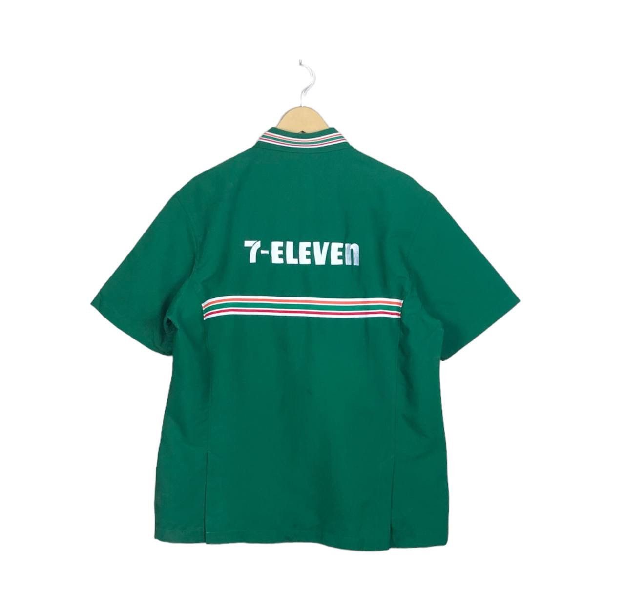 Beauty Beast × Vintage Crazy Vintage 90s 7 Eleven Zipper Shirt Streetwear Size US L / EU 52-54 / 3 - 2 Thumbnail