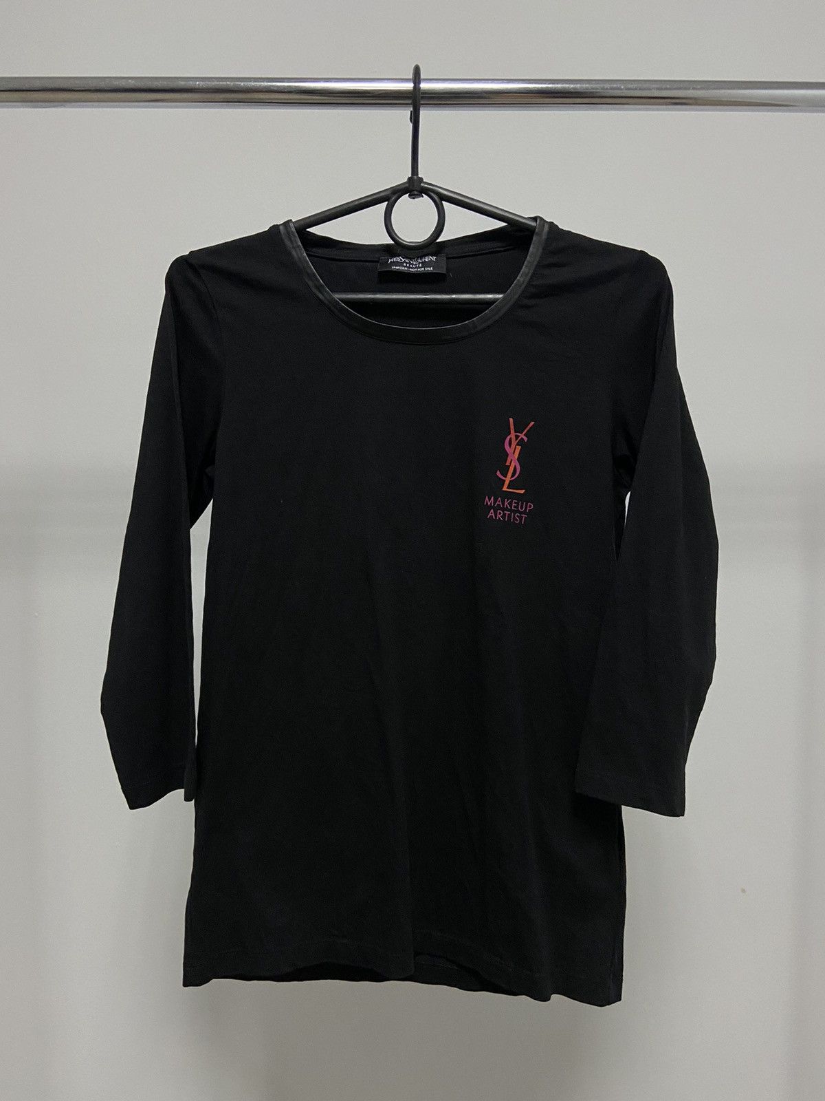 Vintage × Yves Saint Laurent Yves Saint Laurent Make Up Artist T-Shirt Vintage Big Logo Size S / US 4 / IT 40 - 2 Thumbnail