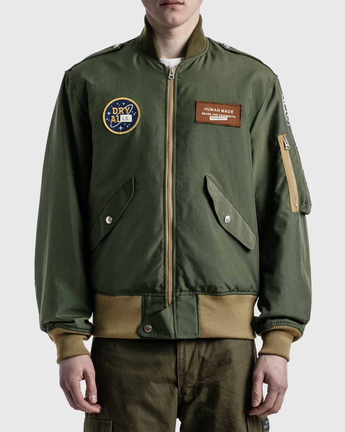 Human Made Human Made Bomber Jacket Olive Drab Size US XL / EU 56 / 4 - 9 Thumbnail