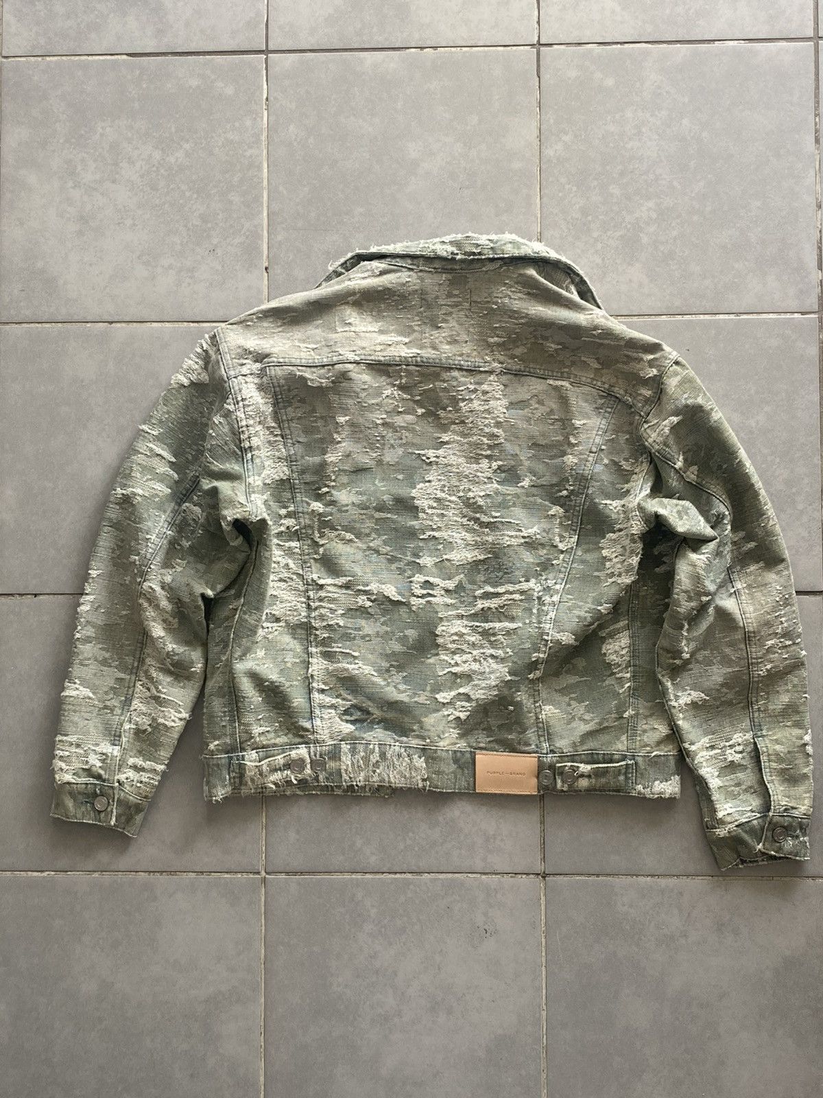 Purple Brand destroyed denim jacket Size US XS / EU 42 / 0 - 3 Thumbnail