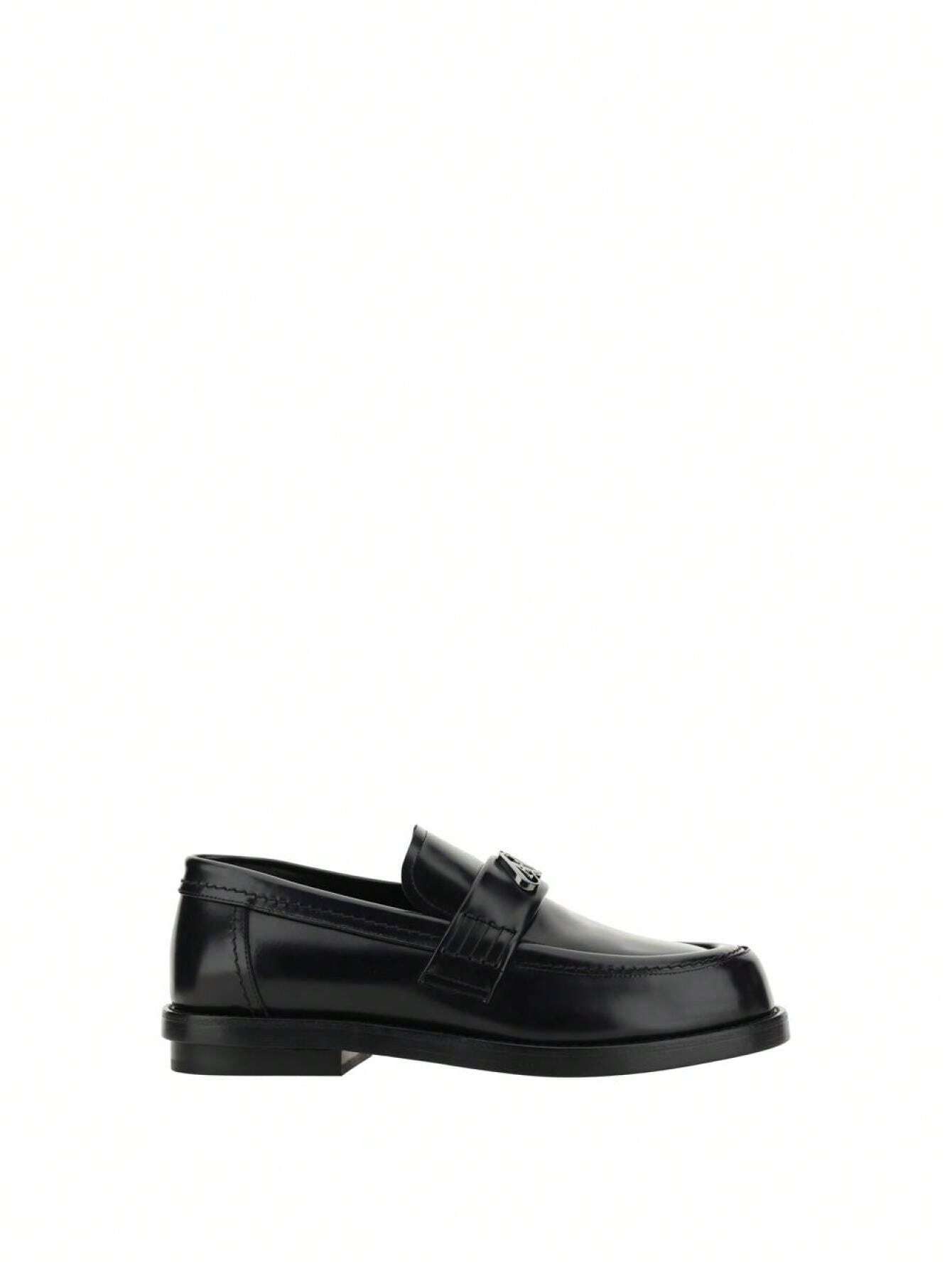 Alexander McQueen o1w1db10725 Seal Loafer in Black Size US 8 / EU 41 - 1 Thumbnail