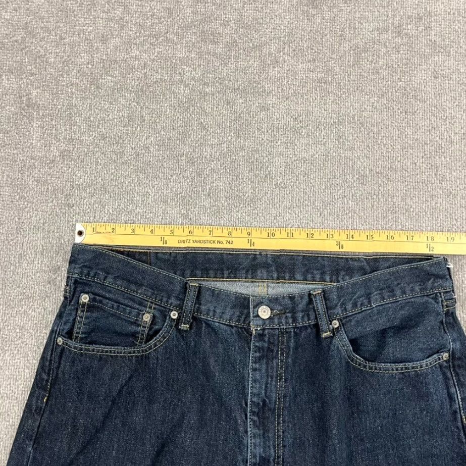 Levi's VINTAGE Levi's 505 Jeans Mens 38 x 28 Straight Leg Denim Cotton Casual Classic Size US 38 / EU 54 - 4 Thumbnail