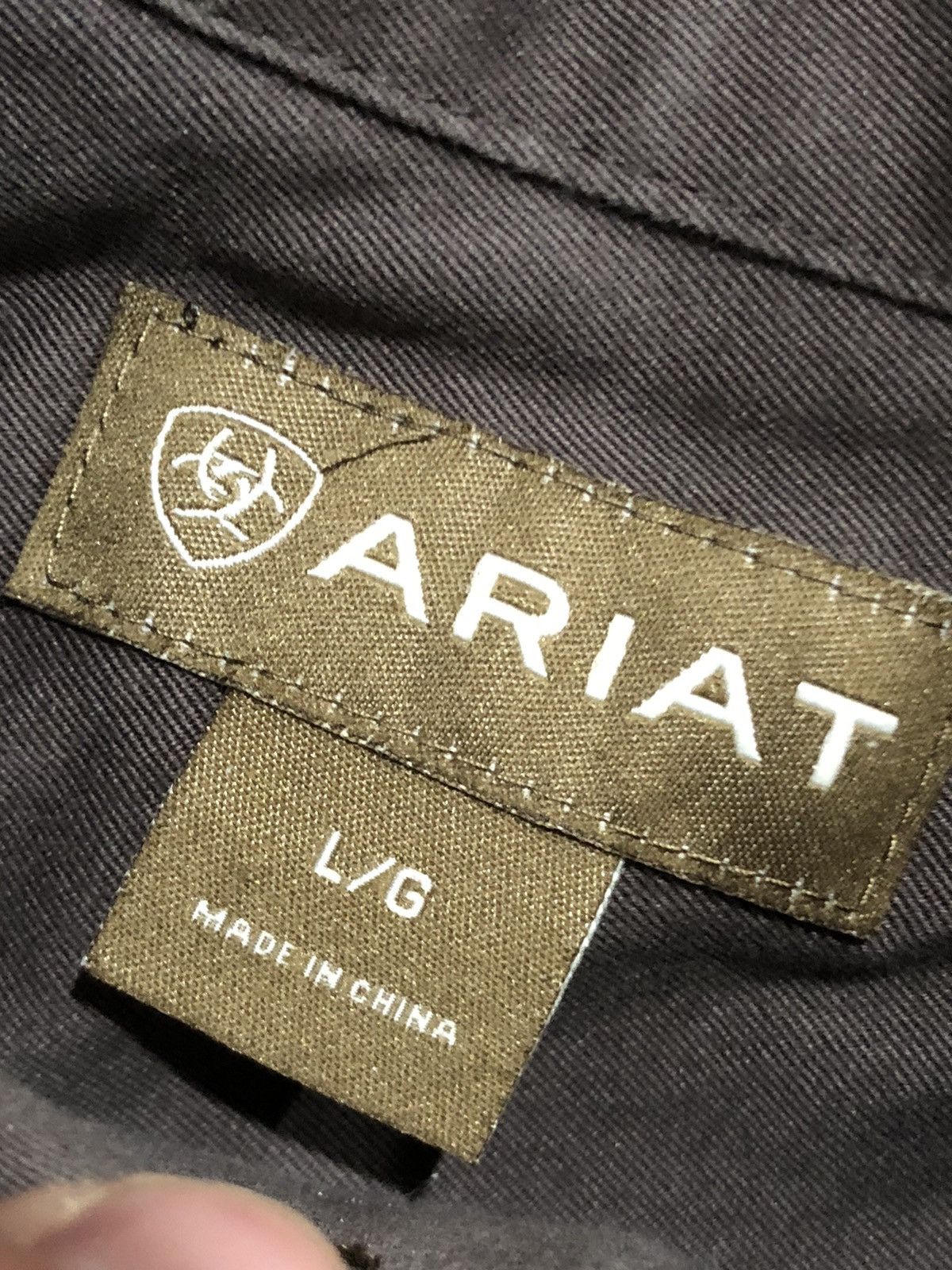 Ariat Ariat Shirt Mens Large Brown Pro Series Long Sleeve Twill Size US L / EU 52-54 / 3 - 6 Thumbnail